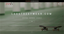 Desktop Screenshot of laxstreetwear.com