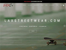 Tablet Screenshot of laxstreetwear.com